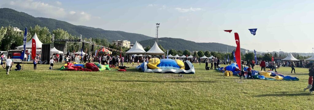 Festival in Hudavendigar park in Bursa