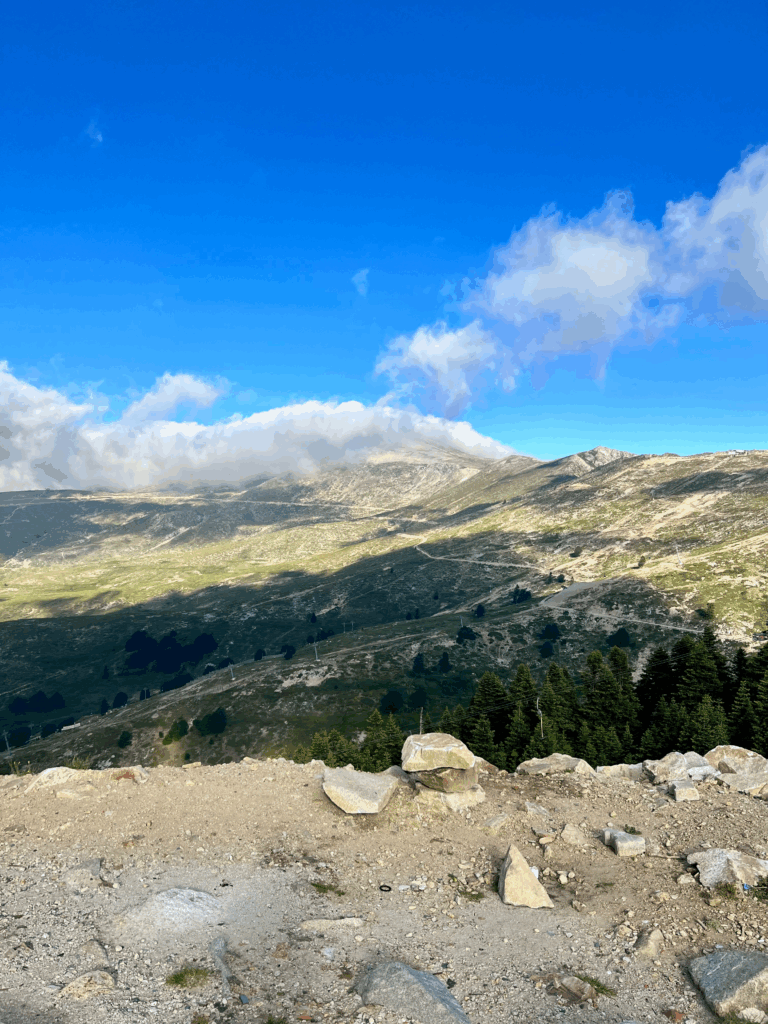 View of Uludag peak, in Bursa