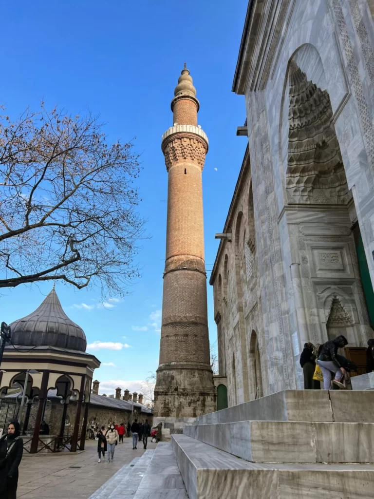 Entrance to Bursa Grand Mosque.
