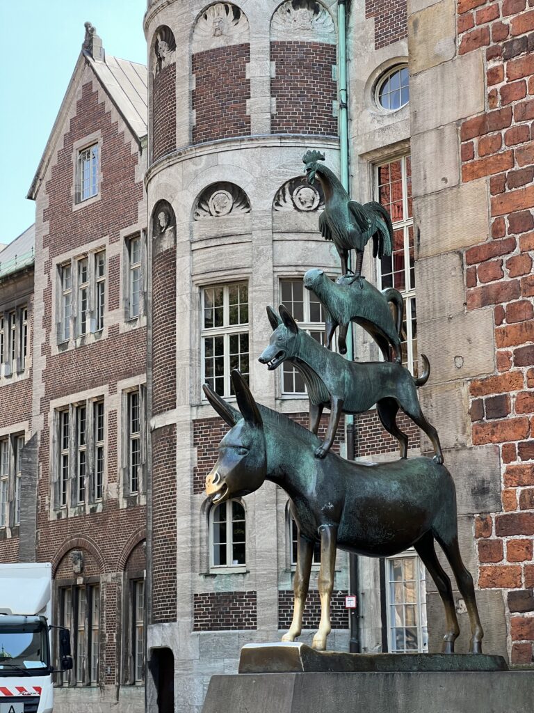 Bremen Musicians Statue in Bremen