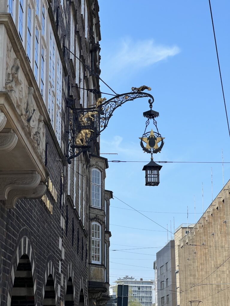 Bremen's Musicians Street Light in Bremen