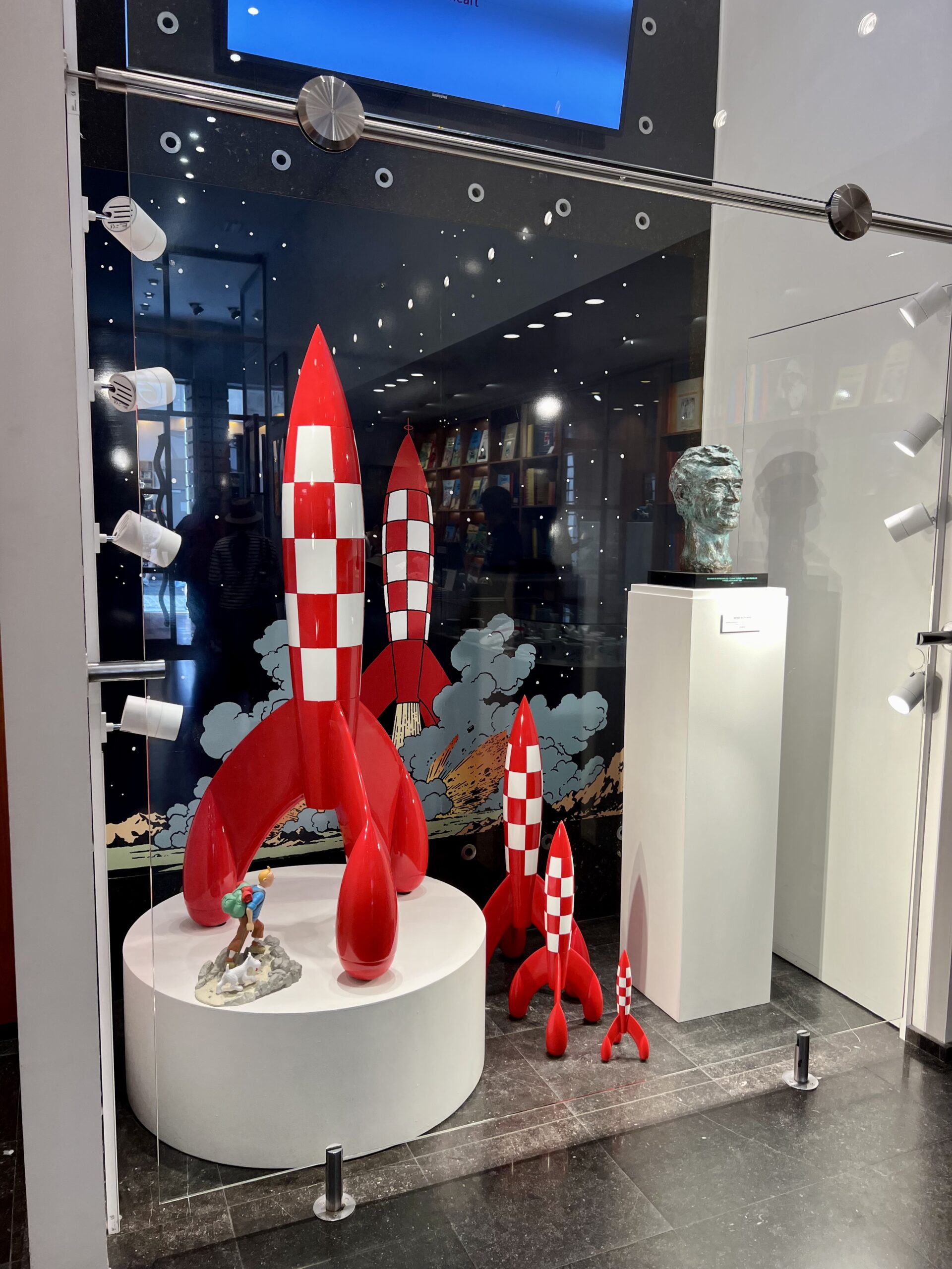 Tintin Space Rocket in Brussels