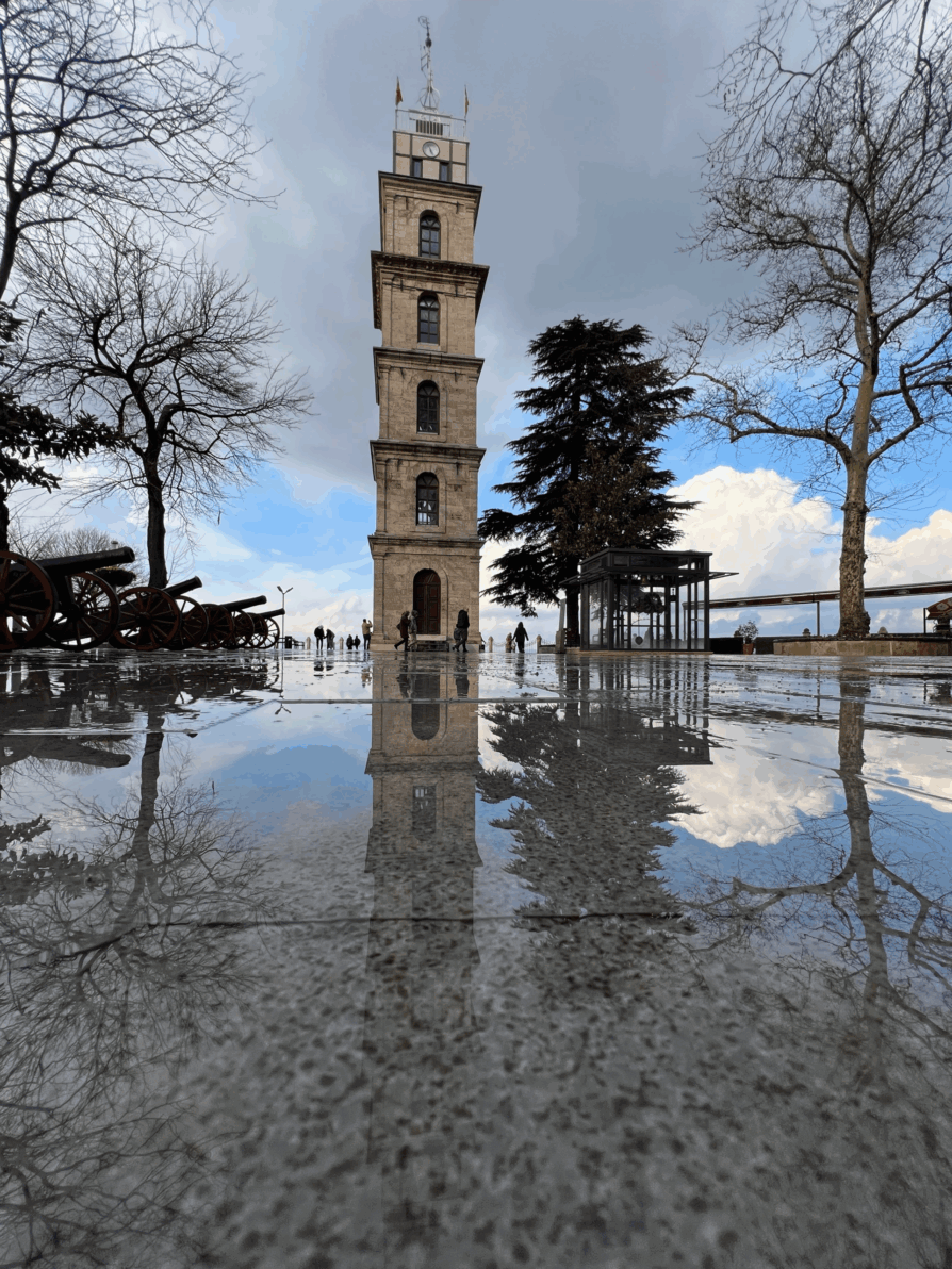 Tophane clock tower in Bursa