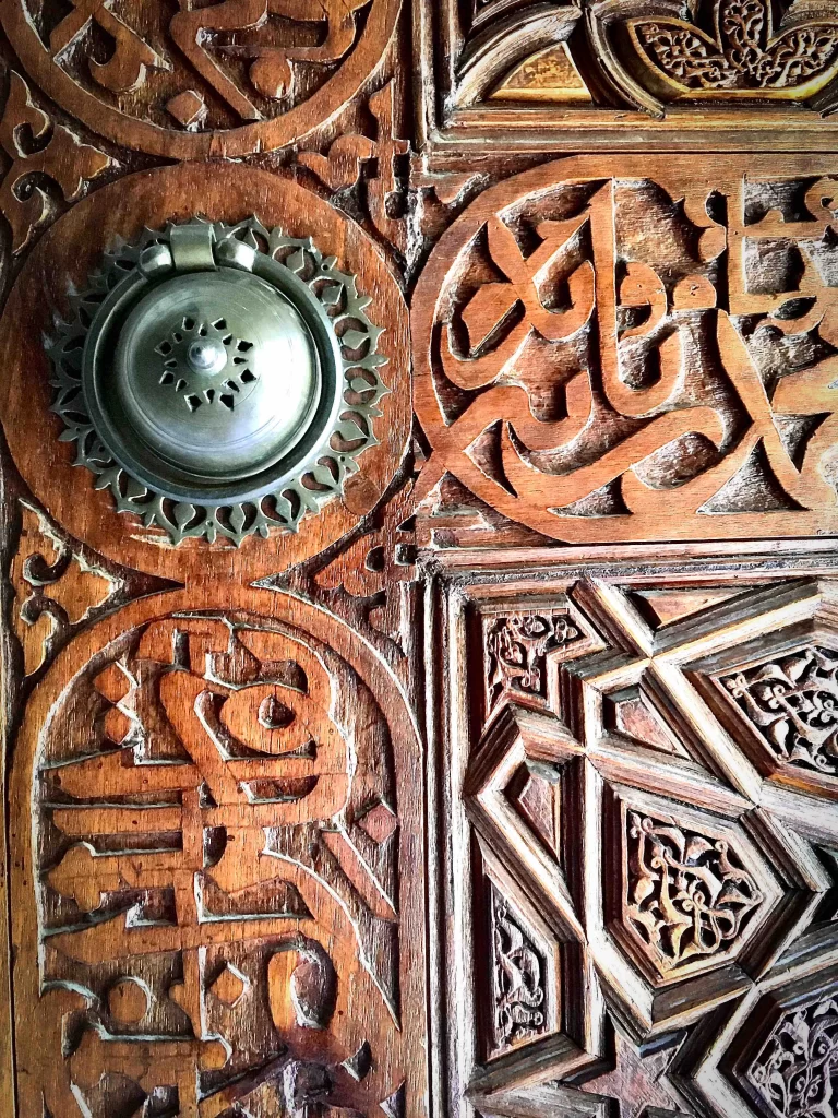 Details of the Green Tomb door
