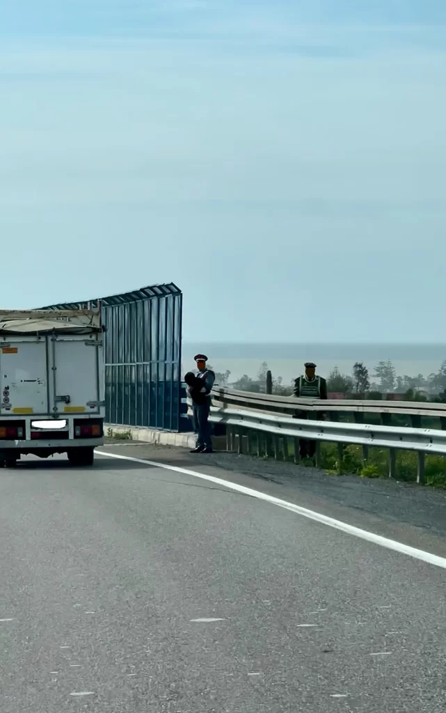 Traffic Police in Morocco
