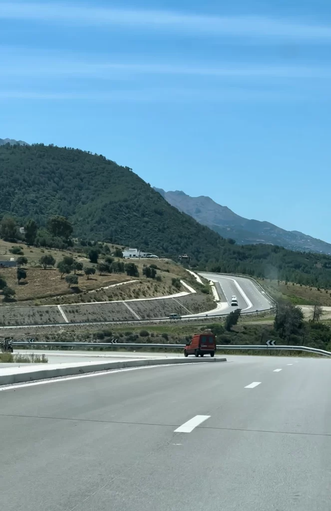 Road near Chefchaouen.