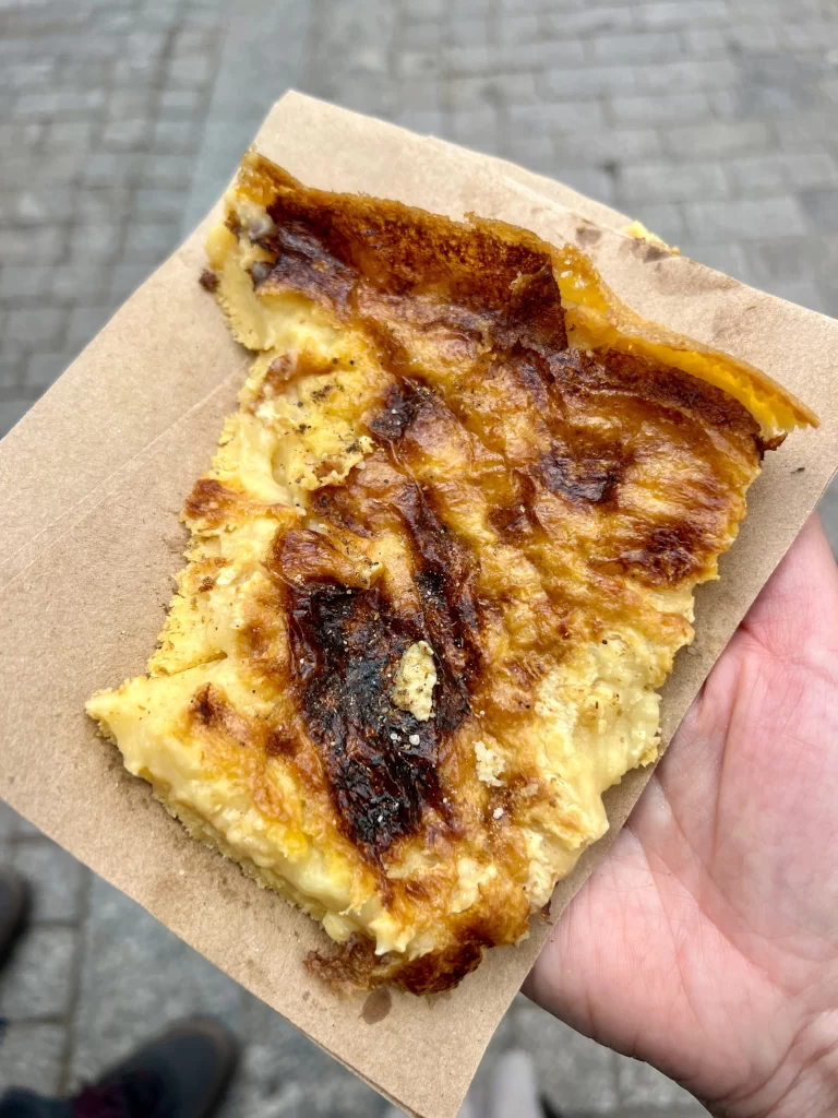 Calantika, Chickpea flan.