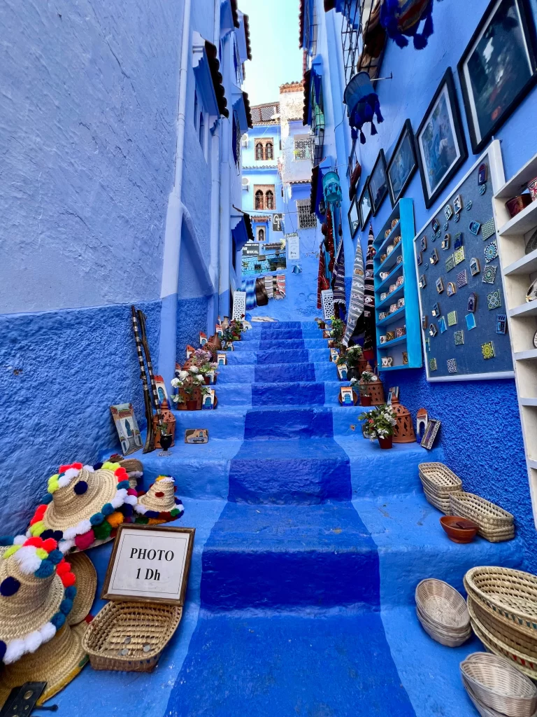 Blue street of Chefchaouen.