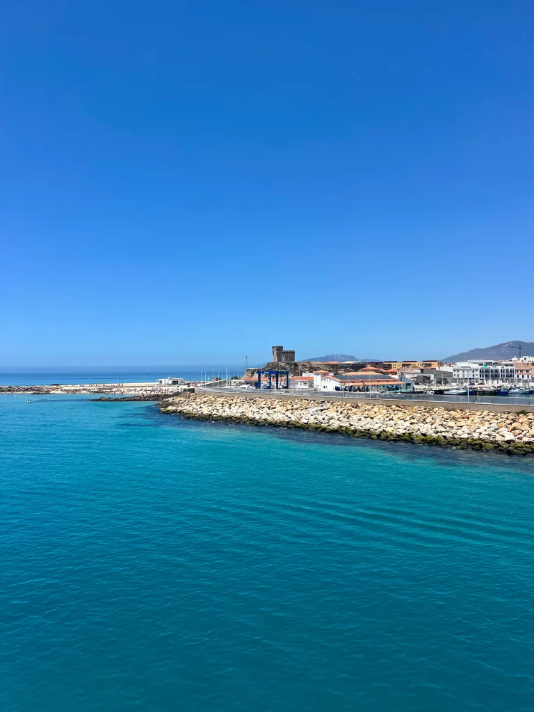 View of the port of Tarifa
